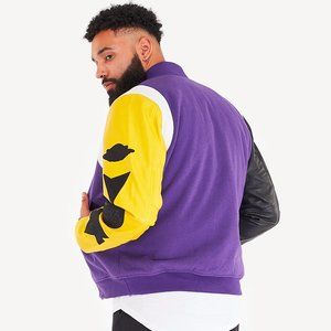 NIKE JORDAN DNA 'LAKERS' VARSITY JACKET (LARGE)